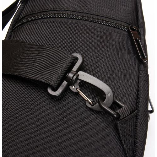 Мужская сумка слинг Lanpad тканевая Черный