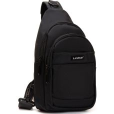 Сумка слинг Lanpad тканевая Черный