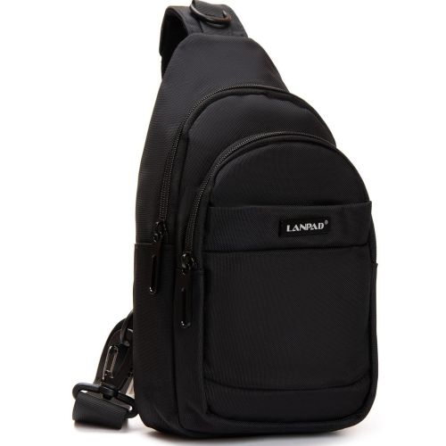 Сумка слинг Lanpad тканевая Черный