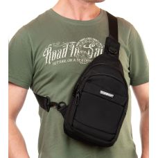 Сумка слинг Lanpad тканевая Черный