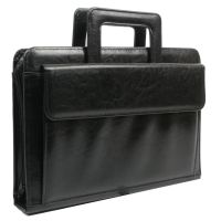 Папка-портфель Jpb из эко кожи Черная (AK-15)