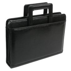 Папка-портфель Jpb из эко кожи Черная (AK-15)