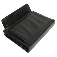 Папка-портфель Jpb из эко кожи Черная (AK-15)