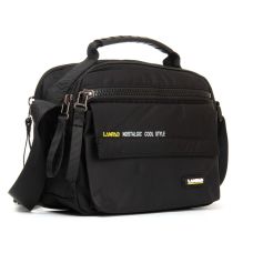 Сумка мужская Lanpad тканевая черный (LAN4120 black)