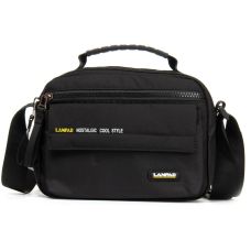 Сумка мужская Lanpad тканевая черный (LAN4120 black)