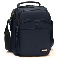 Мужская сумка наплечная Lanpad синий (LAN15054 blue)