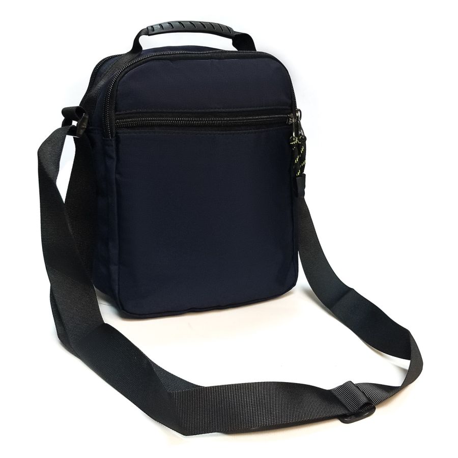 Мужская сумка наплечная Lanpad синий (LAN15054 blue)