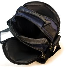 Мужская сумка наплечная Lanpad синий (LAN15054 blue)