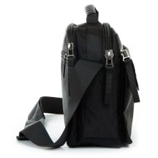 Мужская сумка тканевая  Lanpad черная (LAN4119 black)
