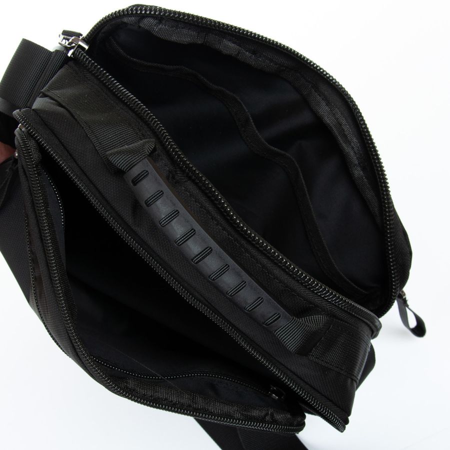 Мужская сумка тканевая  Lanpad черная (LAN4119 black)