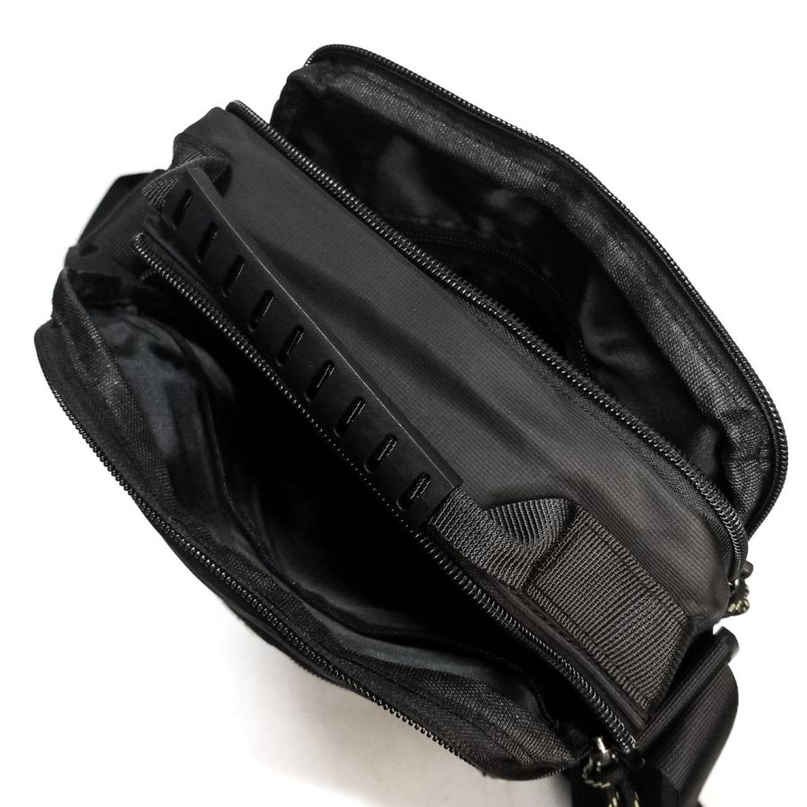 Сумка мужская планшет Lanpad черная (LAN3788 black)