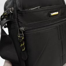Сумка мужская планшет Lanpad черная (LAN3788 black)