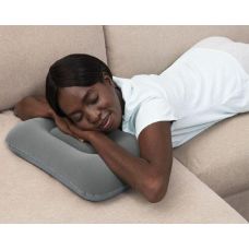 Кемпинговая надувная подушка 42х26х10 см Bestway серая