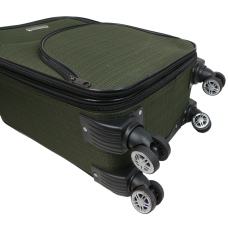 Маленький тканевый чемодан 42L Gedoх GD Polo Хаки