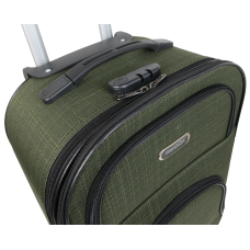Маленький тканевый чемодан 42L Gedoх GD Polo Хаки