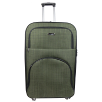 Большой текстильный чемодан на колесах 100L Gedoх GD Polo Хаки