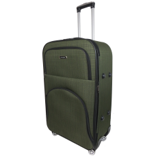 Большой текстильный чемодан на колесах 100L Gedoх GD Polo Хаки