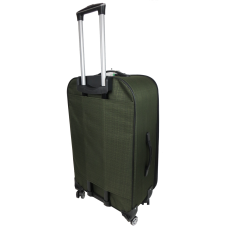 Большой текстильный чемодан на колесах 100L Gedoх GD Polo Хаки