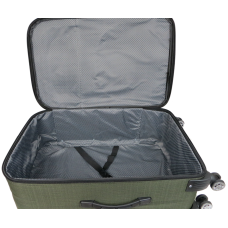 Большой текстильный чемодан на колесах 100L Gedoх GD Polo Хаки