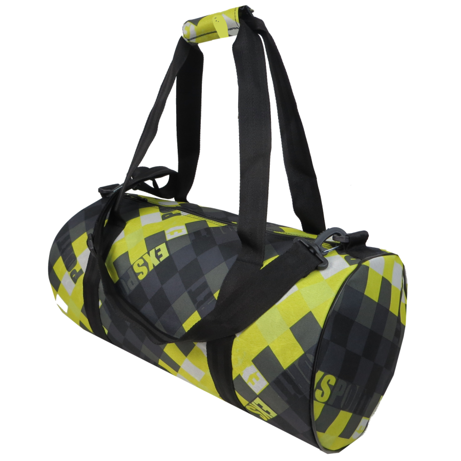 Сумка спортивная для тренировок 28L Wallaby Украина Салатовая с черным