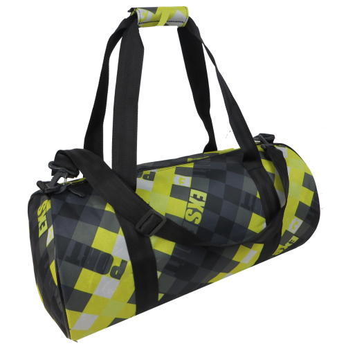 Сумка спортивная для тренировок 28L Wallaby Украина Салатовая с черным