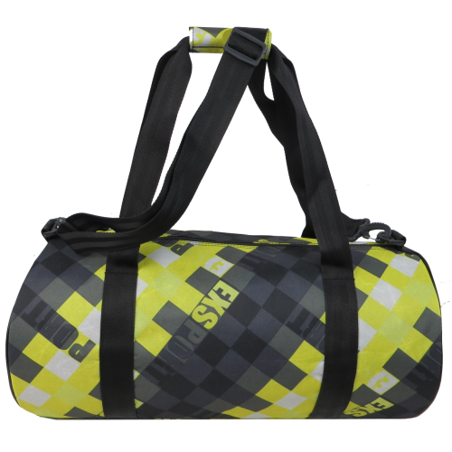 Сумка спортивная для тренировок 28L Wallaby Украина Салатовая с черным