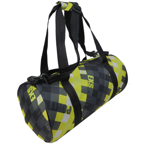 Сумка спортивная для тренировок 28L Wallaby Украина Салатовая с черным