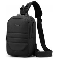 Сумка-слинг мужская Confident из ткани Черная