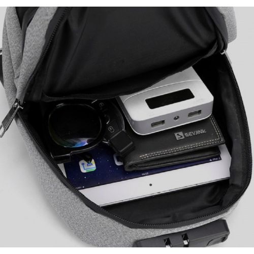 Сумка-слинг мужская Confident из ткани Черная