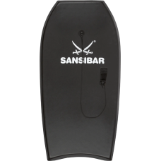 Бодиборд, доска для плавания Sansibar 100x49x5 см Черная