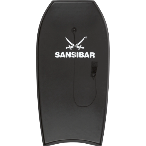 Бодиборд, доска для плавания Sansibar 100x49x5 см Черная