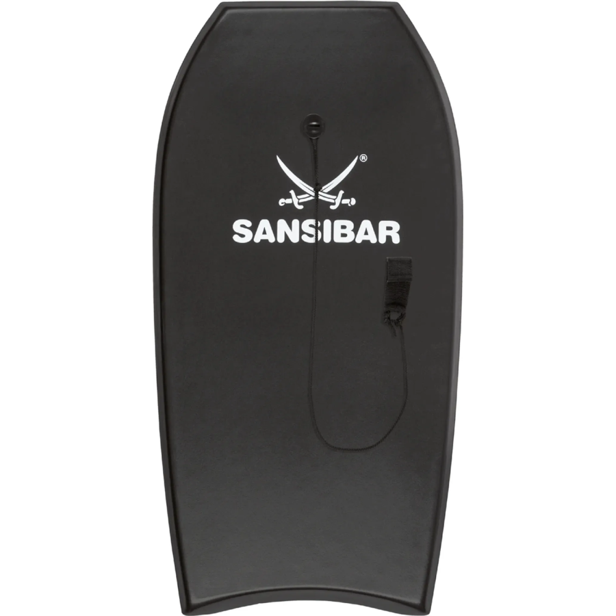 Бодиборд, доска для плавания Sansibar 100x49x5 см Черная