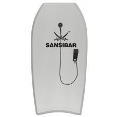 Бодиборд, доска для плавания Sansibar 100x49x5 см Серая