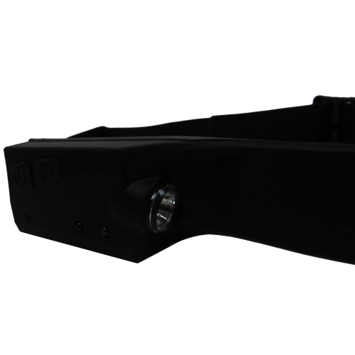 Аккумуляторный налобный фонарь LED полоса 120 Lm + фонарик 90 Lm Bresser