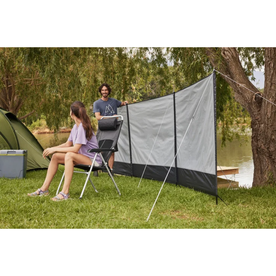 Тент экран для защиты от ветра и посторонних глаз Rocktrail серый 5х1.4 м