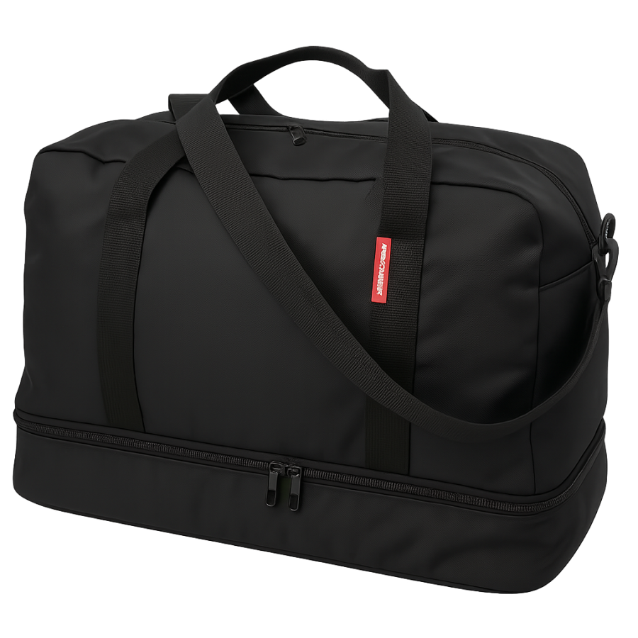 Дорожная сумка с отделом для обуви 40L Wallaby Черная