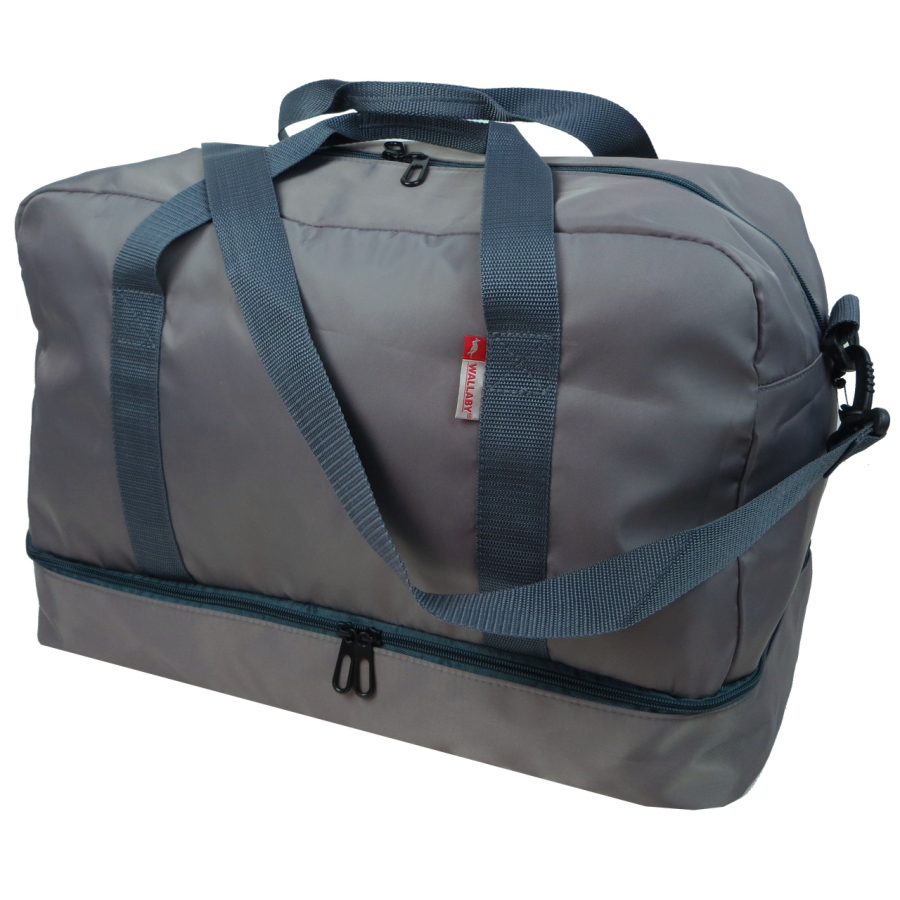 Дорожная сумка с отделом для обуви 40L Wallaby Серый
