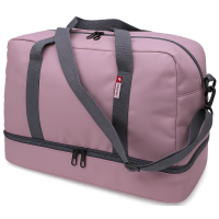 Дорожная сумка с отделом для обуви 40L Wallaby пудровый