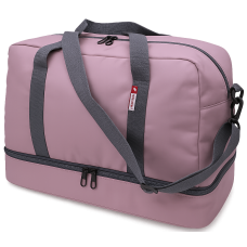 Дорожная сумка с отделом для обуви 40L Wallaby пудровый