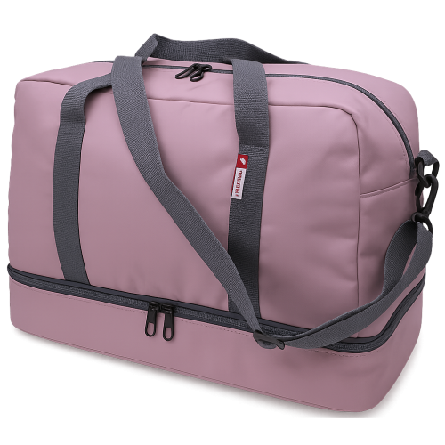 Дорожная сумка с отделом для обуви 40L Wallaby пудровый