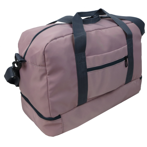 Дорожная сумка с отделом для обуви 40L Wallaby пудровый