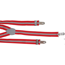 Подтяжки мужские для брюк Martom Troll Красные с серым
