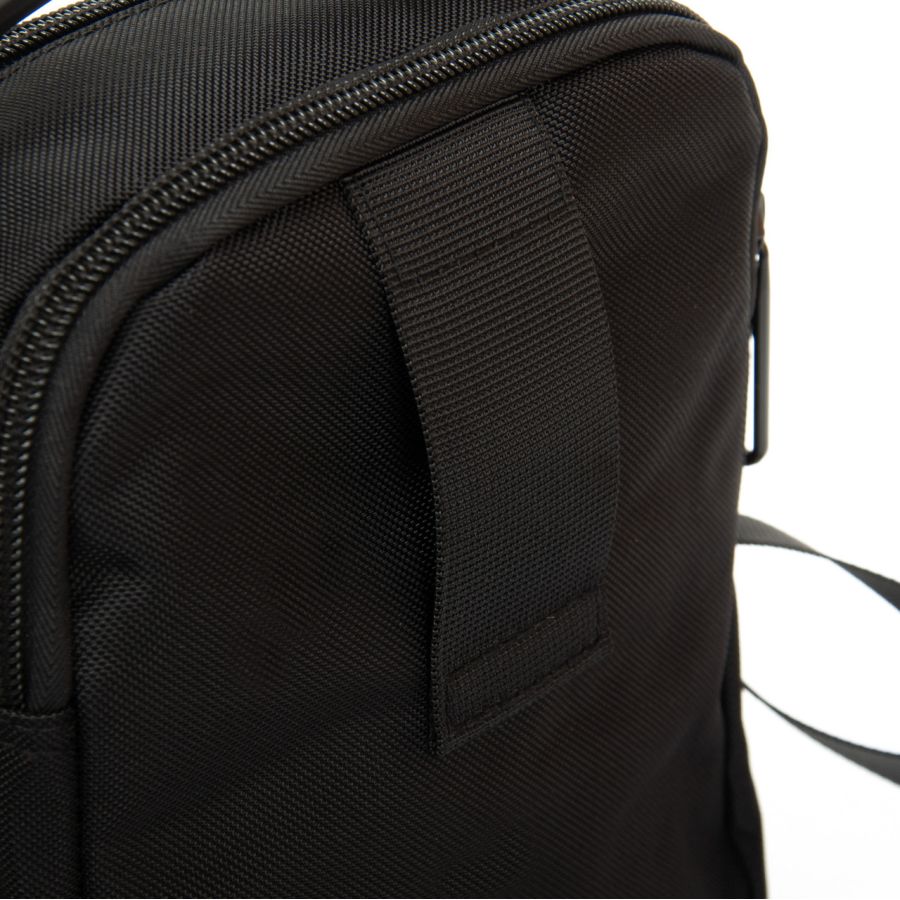 Сумка мужская через плечо Lanpad Черная (LAN82077 black)