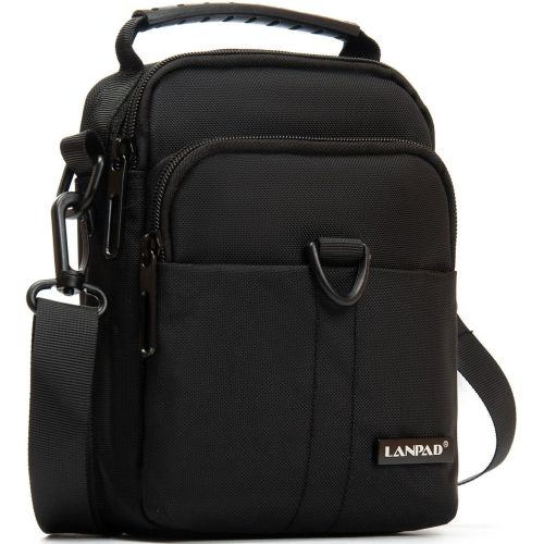 Сумка мужская Lanpad через плечо Черная (LAN7685 black)