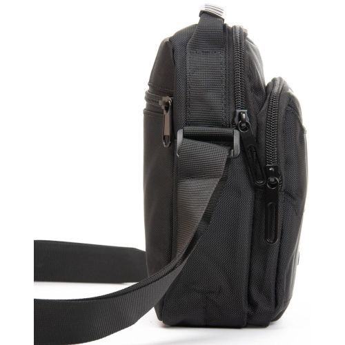 Сумка через плечо Lanpad мужская Черная (LAN3730 black)