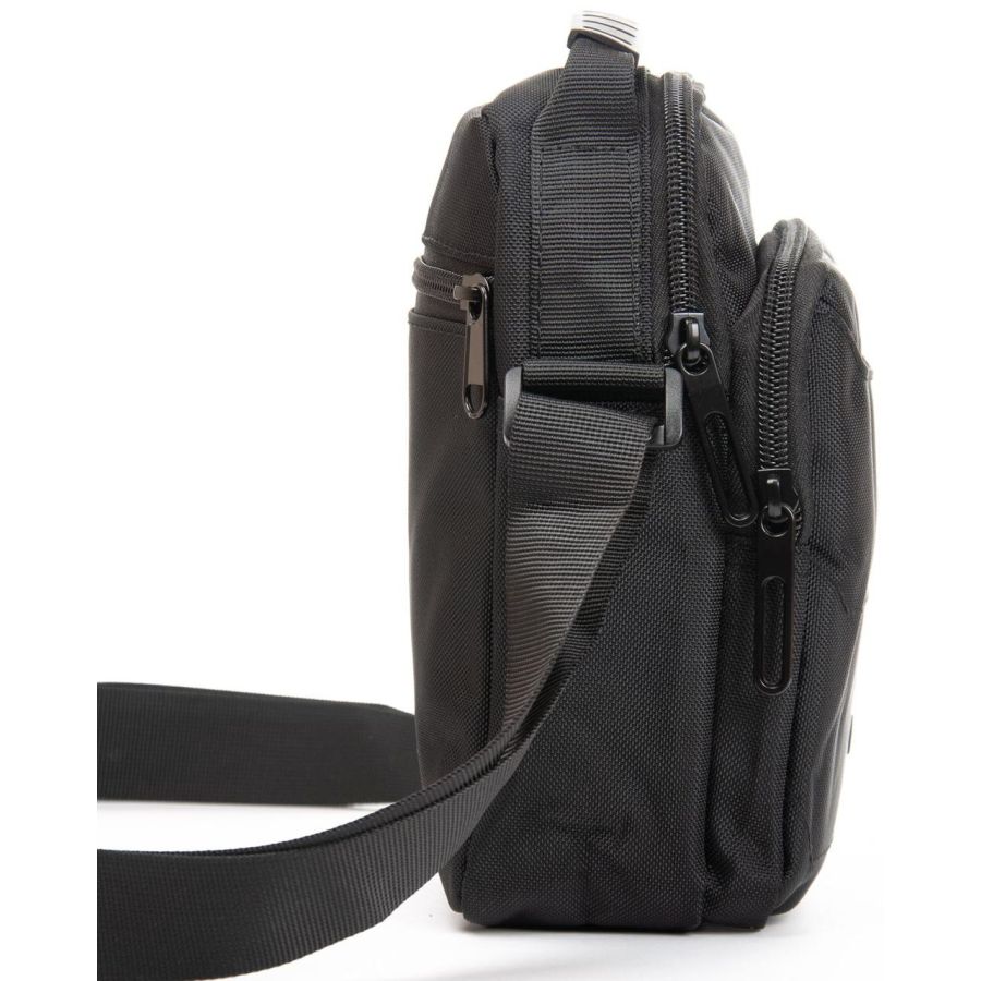 Сумка через плечо Lanpad мужская Черная (LAN3730 black)