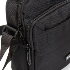 Сумка через плечо Lanpad мужская Черная (LAN3730 black)