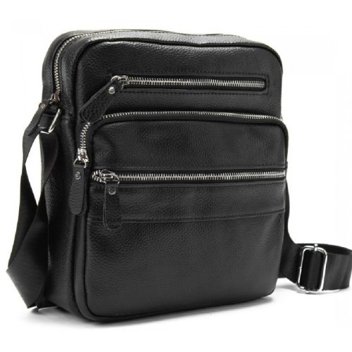 Мужская сумка-мессенджер Tiding Bag SM56-9981A телячья кожа 21x7x25 см
