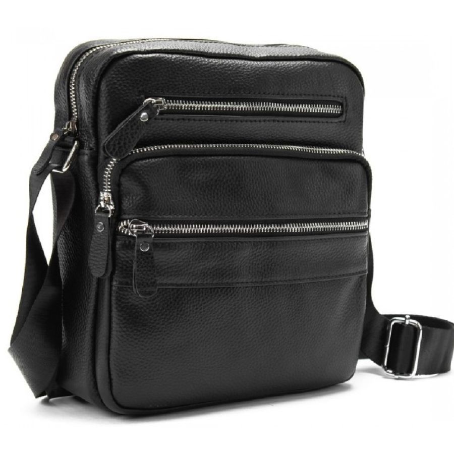 Мужская сумка-мессенджер Tiding Bag SM56-9981A телячья кожа 21x7x25 см