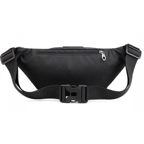 Сумка поясная мужская Confident 33х15 см Черная